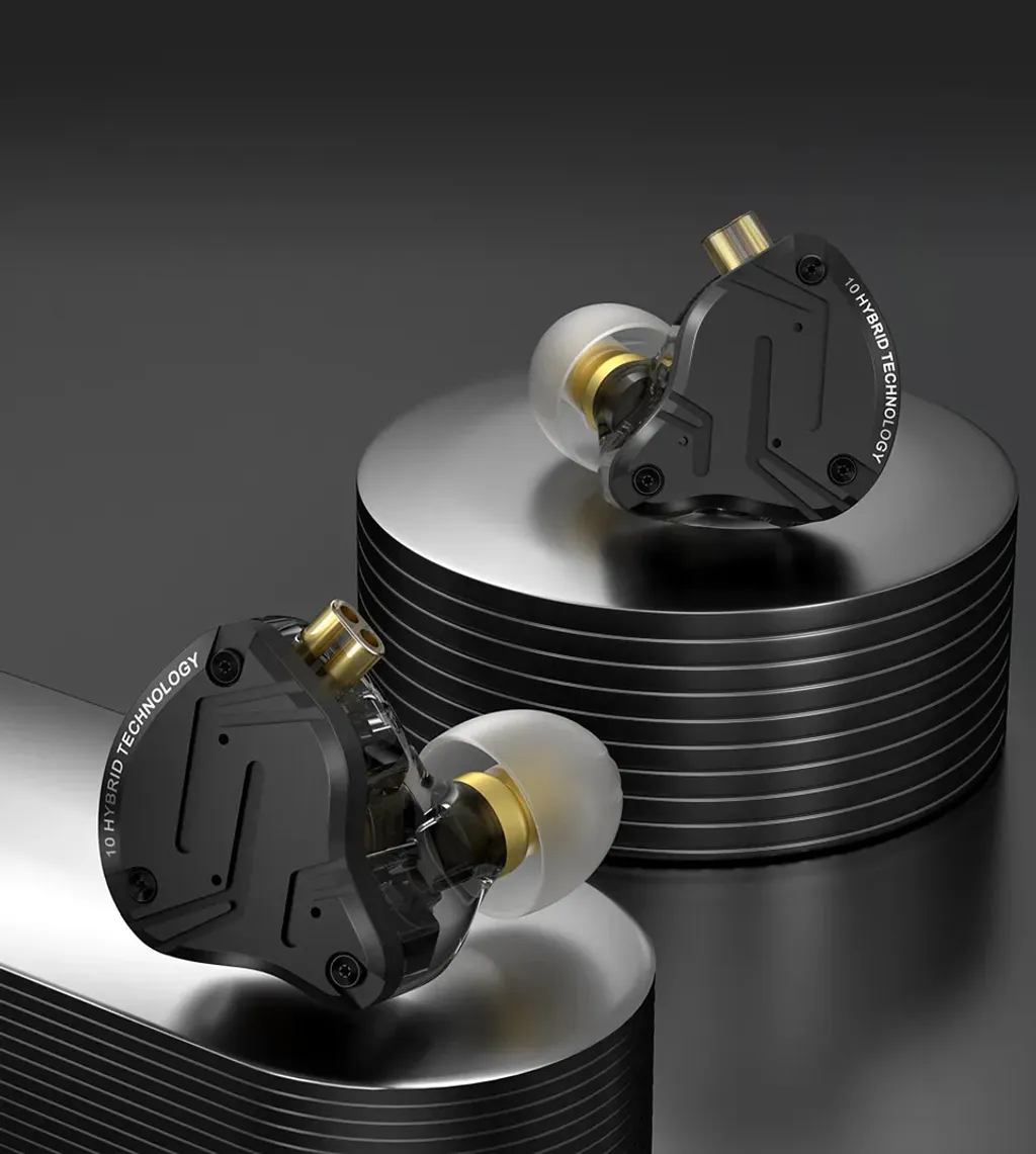 KZ ZS10 Pro X Hybrid Technology 1 Dynamic Driver + 4 Balanced Armatures Earphones