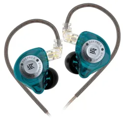 KZ EDX PRO X WITH MIC (crystal, black, cyan, gray)